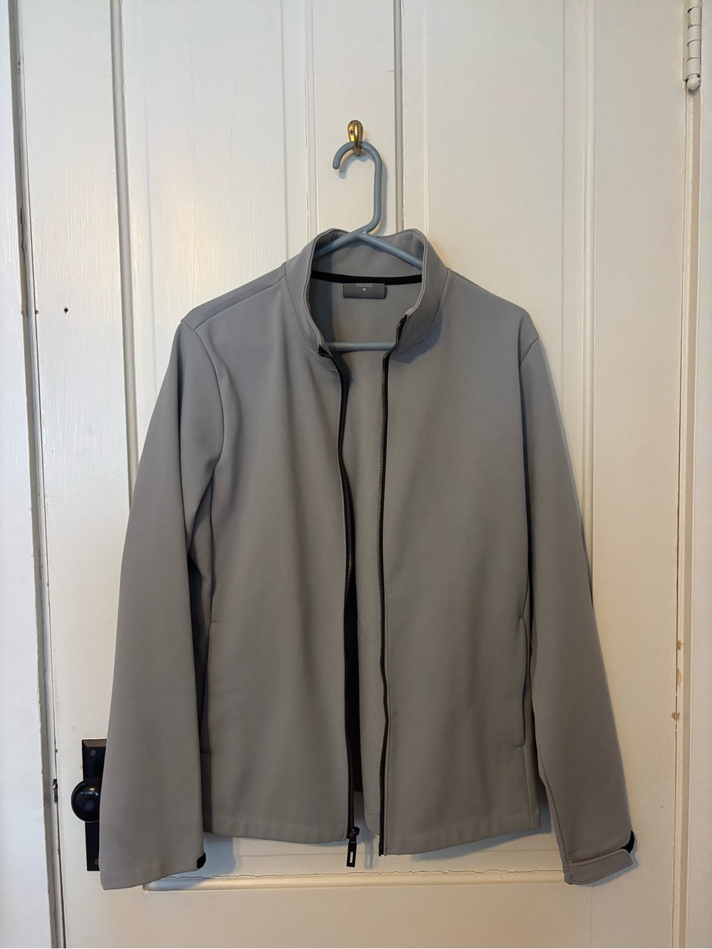 32 Degrees Light Gray Full-Zip Shirt Jacket - Picture 2 of 5